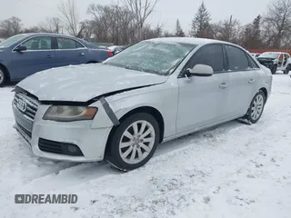 2012 Audi A4 2.0T Premium with VIN WAUAFAFL4CA119840, listed as a IAAI auction lot 41401233 with 75,545 mi miles. Bid and sale history available at carsss.com. Image 2.
