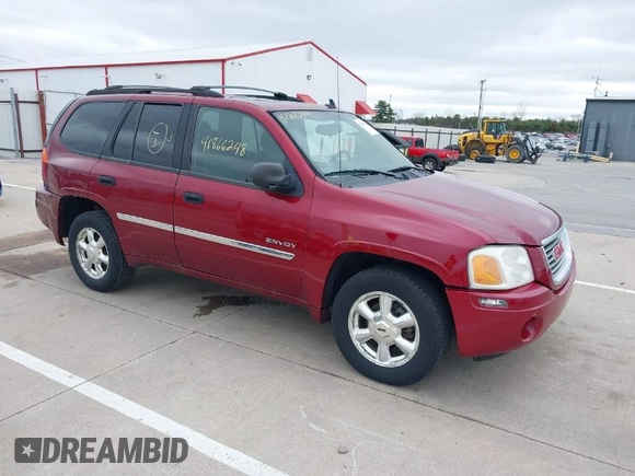 2006 GMC Envoy SLE with VIN 1GKDT13S262175296, listed as a IAAI auction lot 41866248 with 249,830 mi miles. Bid and sale history available at carsss.com. Image 1.
