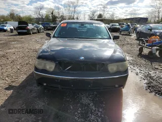 2003 BMW 7 Series 745Li with VIN WBAGN63403DR13725, listed as a Copart auction lot 52175805 with Not Provided miles and Salvage Title. Bid and sale history available at carsss.com. Image 5.