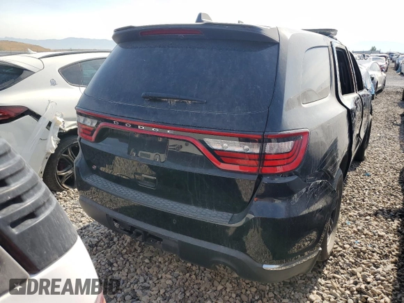 2023 Dodge Durango Pursuit with VIN 1C4RDJFG8PC605155, listed as a Copart auction lot 50243075 with 25,883 mi miles and Salvage title. Bid and sale history available at DreamBid. Image 6.
