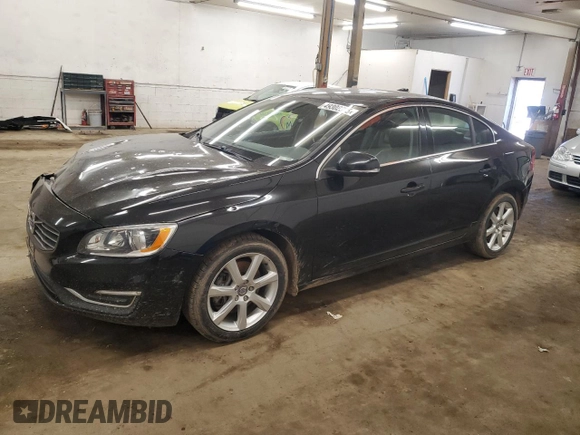 2016 Volvo S60 T5 Premier with VIN YV1612TK7G1397124, listed as a Copart auction lot 49302395 with 108,009 mi miles and Salvage Title. Bid and sale history available at carsss.com. Image 1.