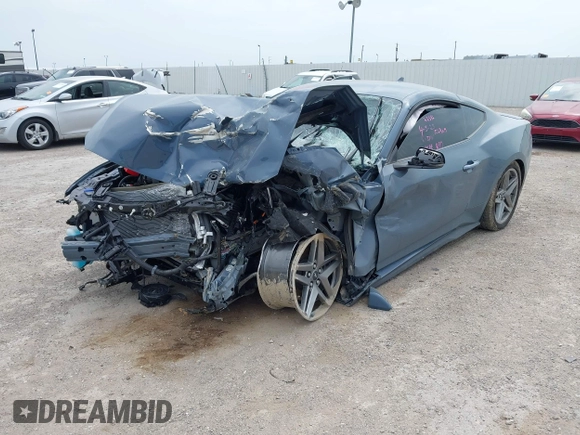 2024 Ford Mustang EcoBoost with VIN 1FA6P8TH0R5146426, listed as a IAAI auction lot 42074365 with 6,726 mi miles and . Bid and sale history available at DreamBid. Image 16.