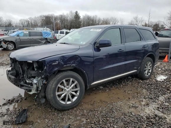 2018 Dodge Durango SXT with VIN 1C4RDJAGXJC386150, listed as a Copart auction lot 44839515 with 73,089 mi miles and Salvage Title. Bid and sale history available at carsss.com. Image 1.