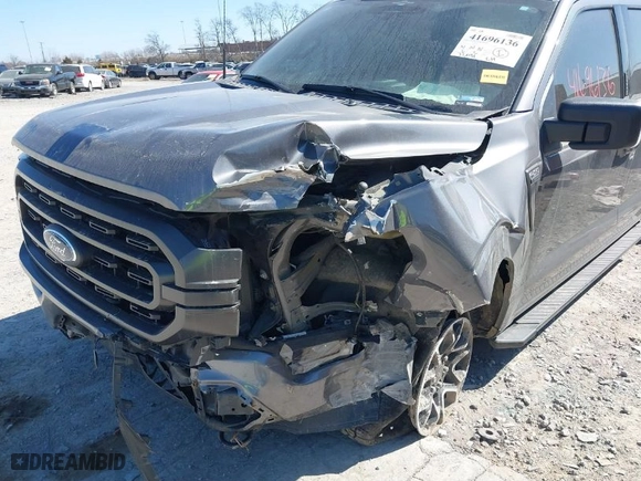 2023 Ford F-150 XL with VIN 1FTEW1EPXPKE67778, listed as a IAAI auction lot 41696136 with 37,081 mi miles. Bid and sale history available at carsss.com. Image 6.