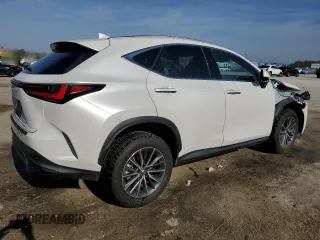 2025 Lexus NX with VIN JTJGGCEZ5S5010402, listed as a Copart auction lot 53383255 with 12,499 mi miles and Salvage Title. Bid and sale history available at carsss.com. Image 3.
