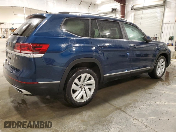 2021 Volkswagen Atlas SEL with VIN 1V2BP2CA9MC557058, listed as a Copart auction lot 40885974 with 50,966 mi miles and . Bid and sale history available at DreamBid. Image 3.