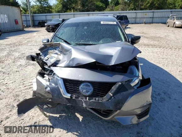 2021 Nissan Versa S with VIN 3N1CN8DV2ML808526, listed as a Copart auction lot 46196915 with 45,181 mi miles and Non Repairable. Bid and sale history available at carsss.com. Image 5.