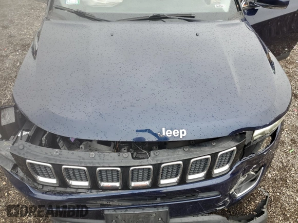 2018 Jeep Compass Limited with VIN 3C4NJDCB4JT128687, listed as a Copart auction lot 57648245 with 136,455 mi miles and Salvage title. Bid and sale history available at DreamBid. Image 12.