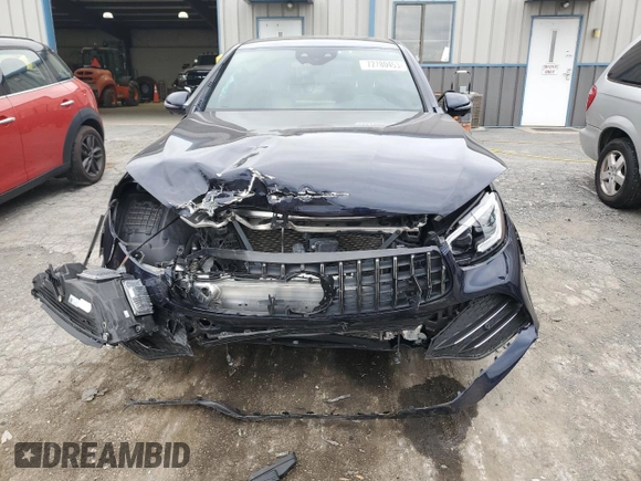 2021 Mercedes-Benz GLC with VIN W1N0J6EB0MF897343, listed as a Copart auction lot 41417195 with 41,707 mi miles and Salvage Title. Bid and sale history available at carsss.com. Image 10.
