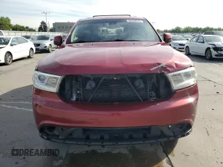 2015 Dodge Durango SXT with VIN 1C4RDJAG1FC114769, listed as a Copart auction lot 58638545 with 143,193 mi miles and Salvage title. Bid and sale history available at DreamBid. Image 5.