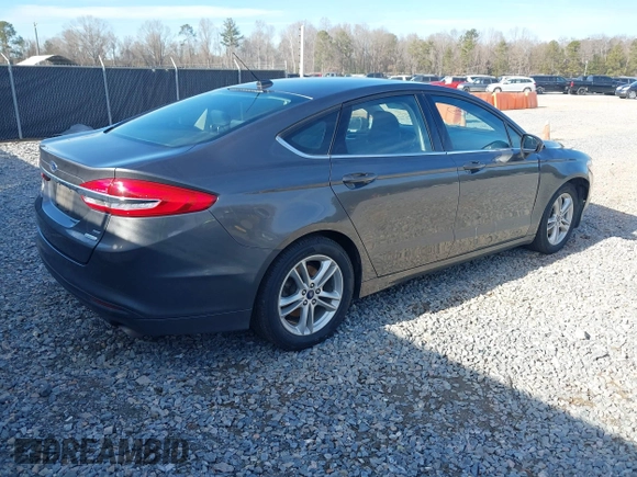 2018 Ford Fusion SE with VIN 3FA6P0HD9JR135398, listed as a IAAI auction lot 41315846 with 96,798 mi miles. Bid and sale history available at carsss.com. Image 4.