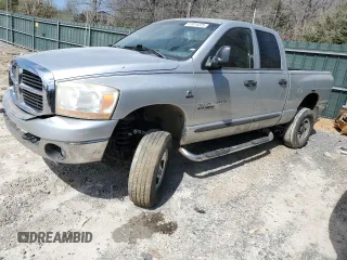 2006 Dodge Ram 2500 SLT with VIN 3D7KS28C86G141597, listed as a Copart auction lot 51074225 with 284,783 mi miles and Clean Title. Bid and sale history available at carsss.com. Image 1.