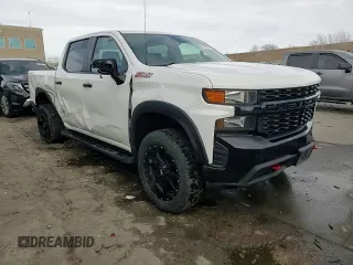 2020 Chevrolet Silverado 1500 Custom Trail Boss with VIN 3GCPYCEF9LG191567, listed as a Copart auction lot 50402525 with 81,834 mi miles and Salvage Title. Bid and sale history available at DreamBid. Image 13.
