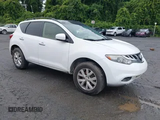 2012 Nissan Murano S with VIN JN8AZ1MU9CW108376, listed as a IAAI auction lot 42225696 with 235,072 mi miles and . Bid and sale history available at carsss.com. Image 1.