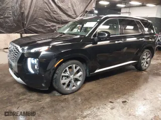 2022 Hyundai Palisade Ultimate Calligraphy with VIN KM8R5DHE2NU463821, listed as a IAAI auction lot 41545273 with 54,023 mi miles. Bid and sale history available at carsss.com. Image 2.