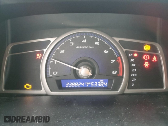 2006 Honda Civic z VIN 2HGFG12346H003430, wystawiony jako Copart lot #85204224 z przebiegiem 338 824 mil mil oraz Czysty tytuł • Clean title. Historia ofert i sprzedaży dostępna na DreamBid. Obrazek 9.