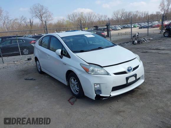 2011 Toyota Prius I with VIN JTDKN3DU3B0289225, listed as a IAAI auction lot 42019284 with 219,702 mi miles and . Bid and sale history available at DreamBid. Image 1.