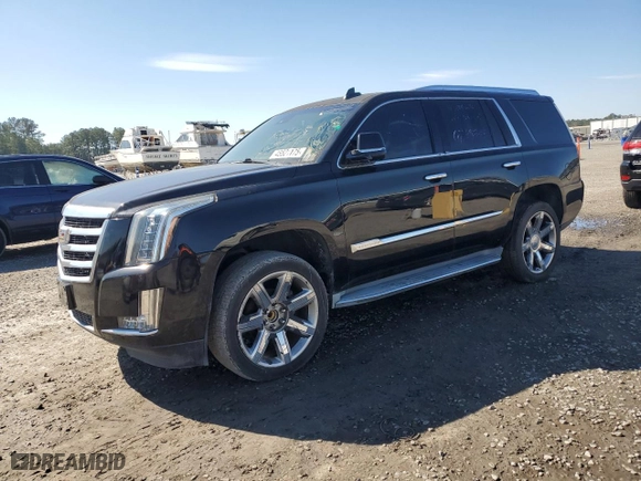 2015 Cadillac Escalade Luxury with VIN 1GYS3MKJ5FR642385, listed as a Copart auction lot 45521175 with 194,448 mi miles and Clean Title. Bid and sale history available at carsss.com. Image 1.