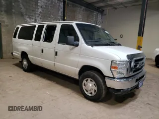 2013 Ford Econoline Passenger XL with VIN 1FBSS3BL9DDA33707, listed as a Copart auction lot 62903564 with 106,976 mi miles and Salvage Title. Bid and sale history available at DreamBid. Image 4.