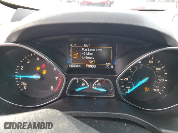 2017 Ford Escape SE with VIN 1FMCU0GD3HUC04513, listed as a Copart auction lot 47295575 with 147,938 mi miles and Salvage Title. Bid and sale history available at DreamBid. Image 9.