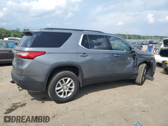 2019 Chevrolet Traverse LT Cloth with VIN 1GNEVGKW9KJ156849, listed as a Copart auction lot 62774065 with 37,958 mi miles and Salvage title. Bid and sale history available at DreamBid. Image 3.