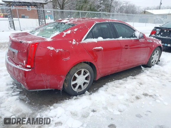 2008 Cadillac CTS AWD w/1SB with VIN 1G6DS57VX80129520, listed as a IAAI auction lot 41569142 with 131,828 mi miles. Bid and sale history available at carsss.com. Image 4.