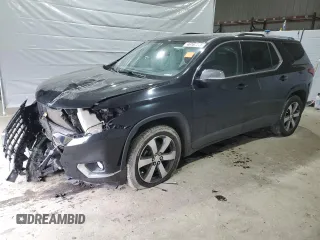 2018 Chevrolet Traverse LT Leather with VIN 1GNEVHKW5JJ156772, listed as a Copart auction lot 46163275 with 0 mi miles and Salvage Title. Bid and sale history available at carsss.com. Image 1.
