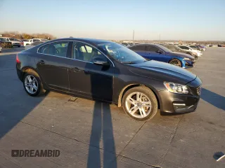 2015 Volvo S60 T5 Platinum with VIN YV1612TM1F1361171, listed as a Copart auction lot 36642793 with 58,929 mi miles. Bid and sale history available at carsss.com. Image 4.