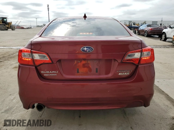 2017 Subaru Legacy Premium with VIN 4S3BNAH60H3008490, listed as a Copart auction lot 68873402 with 80,576 mi miles. Bid and sale history available at carsss.com. Image 6.