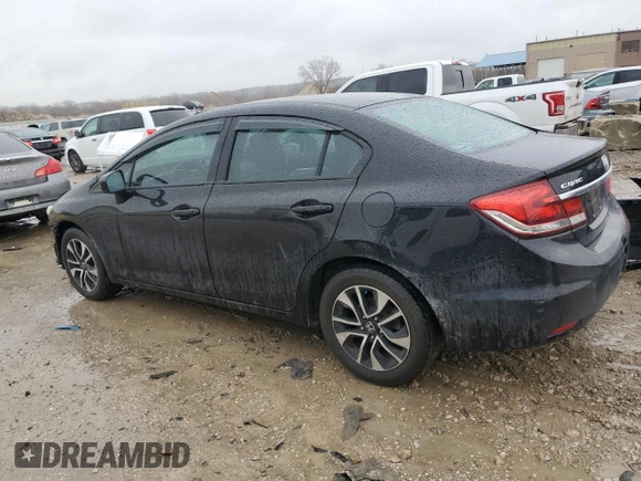 2014 Honda Civic Sedan EX with VIN 19XFB2F81EE083031, listed as a Copart auction lot 47484075 with 258,230 mi miles and Salvage Title. Bid and sale history available at carsss.com. Image 2.