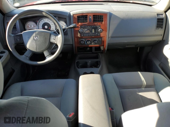 2005 Dodge Dakota SLT with VIN 1D7HE48N85S365376, listed as a Copart auction lot 43654885 with 182,708 mi miles and Salvage Title. Bid and sale history available at DreamBid. Image 8.