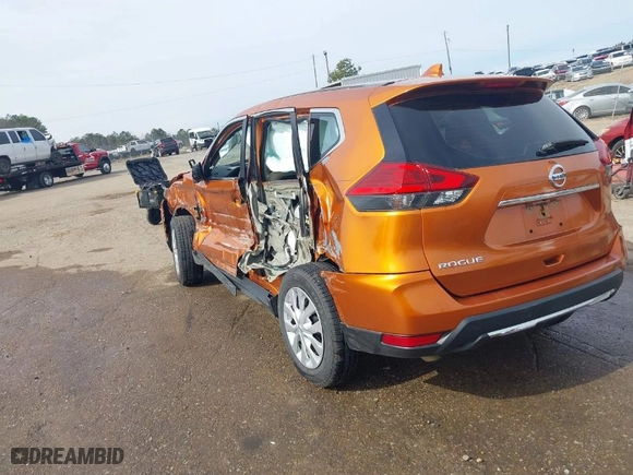 2017 Nissan Rogue S with VIN JN8AT2MT0HW386850, listed as a IAAI auction lot 41442473 with 142,090 mi miles. Bid and sale history available at carsss.com. Image 3.