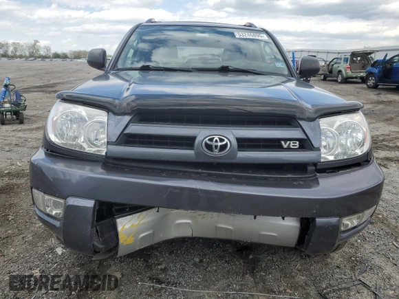2004 Toyota 4Runner SR5 with VIN JTEBT14R848014312, listed as a Copart auction lot 53246895 with 142,398 mi miles and Salvage Title. Bid and sale history available at DreamBid. Image 5.