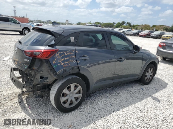 2016 Mazda CX-3 Sport with VIN JM1DKBB74G0105670, listed as a Copart auction lot 54696195 with 155,679 mi miles and Salvage Title. Bid and sale history available at DreamBid. Image 3.