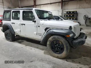 2018 Jeep Wrangler Unlimited Sport S z VIN 1C4HJXDGXJW181719, wystawiony jako Copart lot #56725795 z przebiegiem 87 523 mil mil oraz Szkoda całkowita • Salvage title. Historia ofert i sprzedaży dostępna na DreamBid. Obrazek 4.