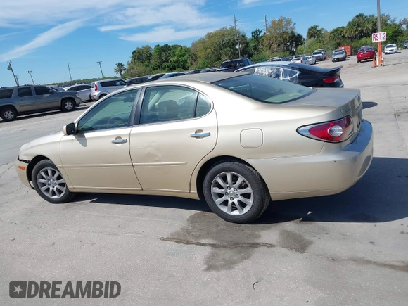 2003 Lexus ES 300 with VIN JTHBF30G730144122, listed as a IAAI auction lot 41738397 with 264,443 mi miles and . Bid and sale history available at carsss.com. Image 14.