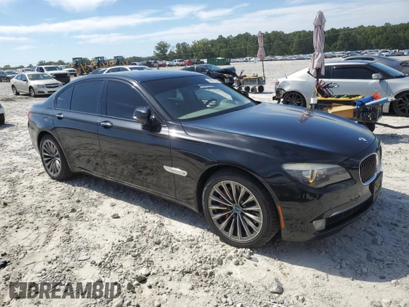 2009 BMW 7 Series 750i with VIN WBAKA83539CY33392, listed as a Copart auction lot 69851964 with 154,888 mi miles and Salvage Title. Bid and sale history available at DreamBid. Image 4.