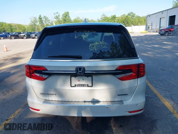 2022 Honda Odyssey Touring with VIN 5FNRL6H88NB026592, listed as a IAAI auction lot 42367048 with 57,066 mi miles and . Bid and sale history available at DreamBid. Image 16.