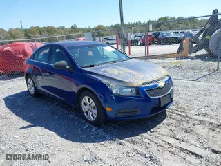 2012 Chevrolet Cruze LS with VIN 1G1PC5SH4C7288356, listed as a IAAI auction lot 41715040 with 144,849 mi miles. Bid and sale history available at carsss.com. Image 1.
