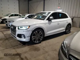 2018 Audi SQ5 Prestige with VIN WA1C4AFY0J2140442, listed as a Copart auction lot 61992155 with 102,234 mi miles and Salvage title. Bid and sale history available at DreamBid. Image 1.