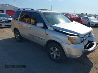 2007 Honda Pilot EX-L with VIN 2HKYF18517H522091, listed as a IAAI auction lot 42507707 with 236,300 mi miles and . Bid and sale history available at DreamBid. Image 1.