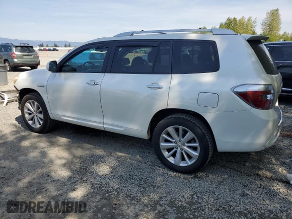 2009 Toyota Highlander Limited with VIN JTEEW44A592036150, listed as a Copart auction lot 54588385 with 171,786 mi miles and Salvage title. Bid and sale history available at DreamBid. Image 2.