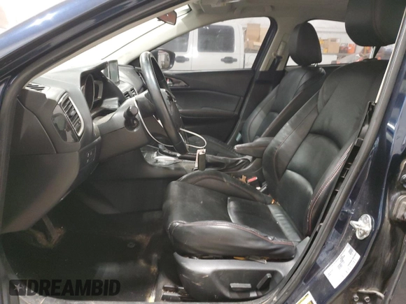 2015 Mazda 3 i Grand Touring with VIN 3MZBM1W73FM159993, listed as a Copart auction lot 50090915 with 124,085 mi miles and Salvage Title. Bid and sale history available at DreamBid. Image 7.