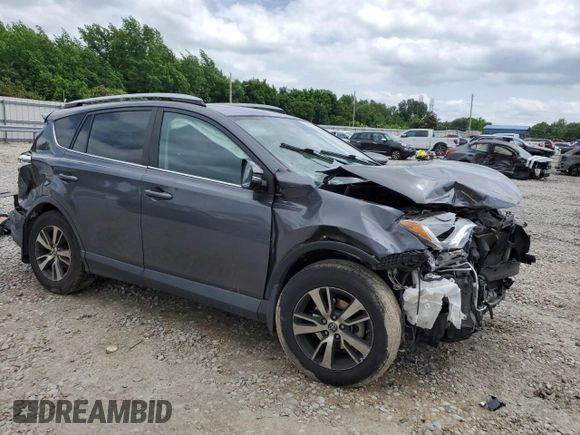 2018 Toyota RAV4 XLE with VIN JTMWFREV3JJ168194, listed as a Copart auction lot 56937675 with 82,589 mi miles and Salvage title. Bid and sale history available at DreamBid. Image 4.