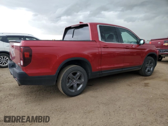 2023 Honda Ridgeline RTL с VIN 5FPYK3F52PB036809, выставлен на аукционе Copart как лот 57237855 с пробегом 40 730 миль миль и Списание • Salvage title. История ставок и продаж доступна на DreamBid. Изображение 3.