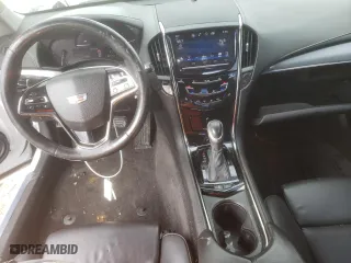 2015 Cadillac ATS Coupe Luxury AWD with VIN 1G6AH1RXXF0120497, listed as a Copart auction lot 43802605 with 91,173 mi miles and Salvage Title. Bid and sale history available at carsss.com. Image 8.
