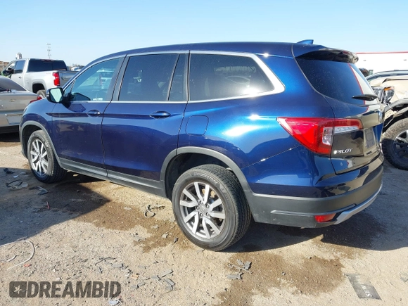 2021 Honda Pilot EX-L with VIN 5FNYF6H5XMB019411, listed as a IAAI auction lot 41756016 with 55,558 mi miles. Bid and sale history available at carsss.com. Image 3.