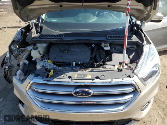 2017 Ford Escape Titanium with VIN 1FMCU9JD0HUD39896, listed as a Copart auction lot 51850205 with 64,722 mi miles and Clean Title. Bid and sale history available at carsss.com. Image 13.