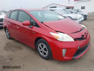 2013 Toyota Prius One with VIN JTDKN3DU6D0346326, listed as a IAAI auction lot 41206502 with 169,544 mi miles. Bid and sale history available at carsss.com. Image 1.