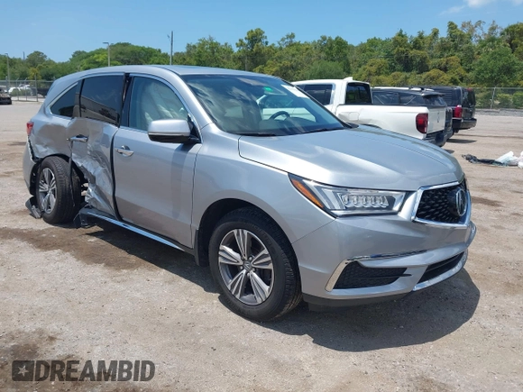 2019 Acura MDX with VIN 5J8YD3H35KL008315, listed as a IAAI auction lot 42151636 with 59,894 mi miles and . Bid and sale history available at DreamBid. Image 1.
